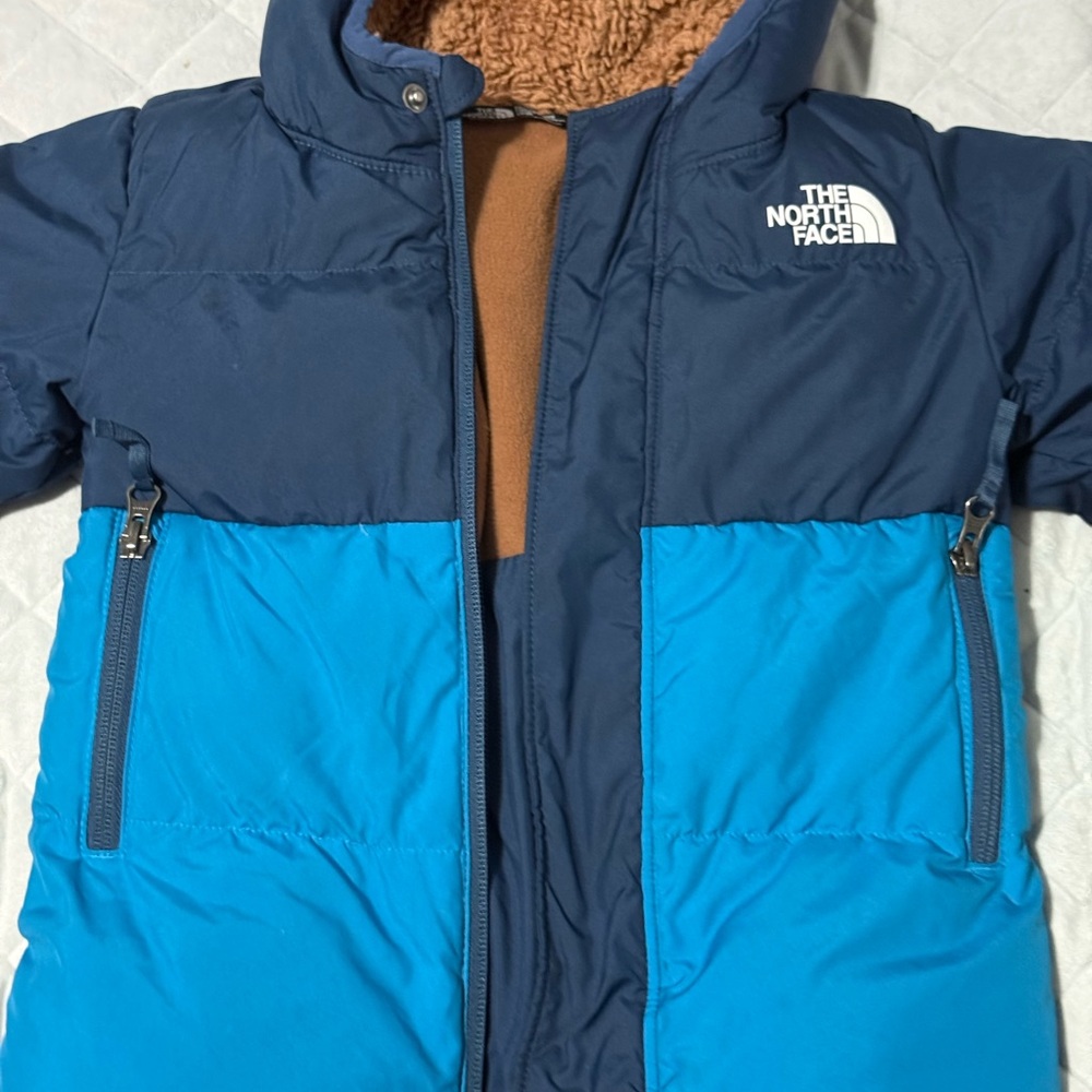 The North Face Kids Jacket - Navy and Light Blue